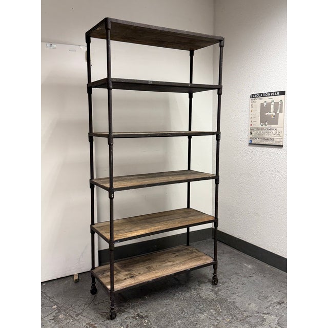 Industrial Luay Al-Rawi for Restoration Hardware Dutch Industrial Shelving For Sale - Image 3 of 12
