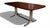 Geraldo de Barros “Torm” Conference Dining Table in Chrome & Brazilian Rosewood (Jacaranda), Brazil, 1970s – Lot 7 For Sale In New York - Image 6 of 17