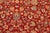 Shabby Chic 1990's Floral Pak-Persian Red/Beige Wool Rug - 6'1'' X 9'2'' For Sale - Image 4 of 9
