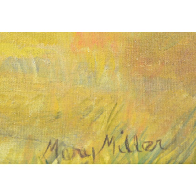 1950s "Pilgrimage" - Mid Century Figurative Landscape by Mary Miller For Sale - Image 5 of 7
