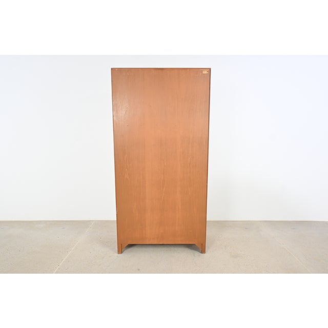 Baker Furniture Asian-Inspired Hollywood Regency Wardrobe Dresser For Sale - Image 16 of 17