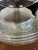 Transparent Vintage Pressed Glass Salad or Dessert Plates - Set of 7 For Sale - Image 8 of 11