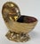 Hollywood Regency Vintage Brass Nautilus Shell Planter Cachepot For Sale - Image 3 of 11