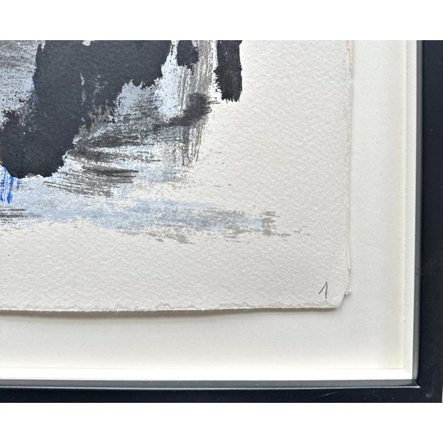 Emil Schumacher, Original Terragraph from the Book of Genesis, 1998, No. 1 For Sale - Image 6 of 7