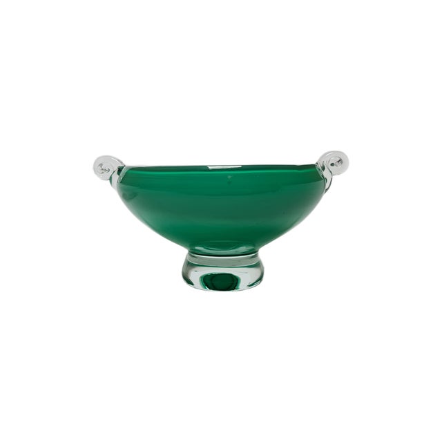Vintage Glass Basket from HSG Tarnowiec, Poland, 1970s, in Flawless conditions. Designed 1970 to 1979 I have official...