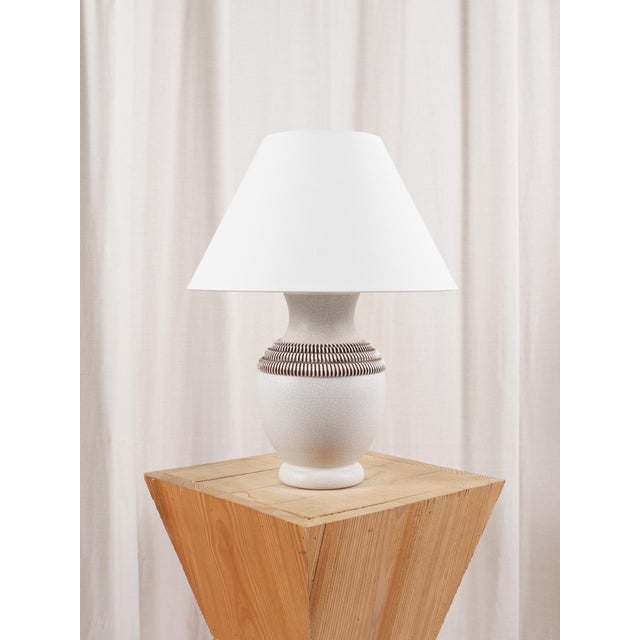 1960s Ceramic Lamp by Pol Chambost, France, 1960 For Sale - Image 5 of 5