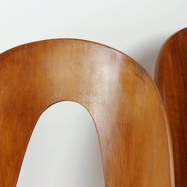 Tatra Chairs in Walnut and Velvet by Šuman, 1960s, Set of 6 For Sale - Image 18 of 18