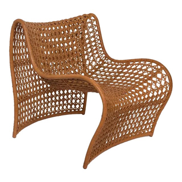 Lola Occasional Chair in Saddle For Sale