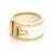 The Tiffany & Co. T Cut White Ceramic 18k Yellow Gold Wide Band Ring in size 6 is a luxurious and elegant piece of vintage...