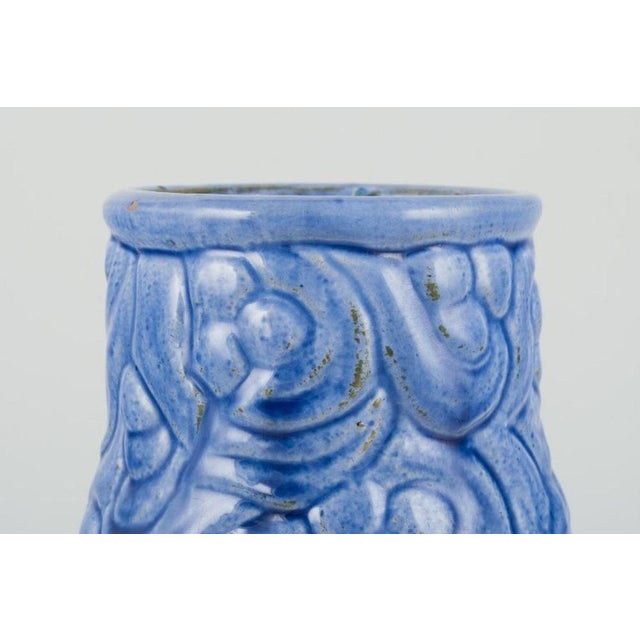 Early and Decorative Ceramic Vase by Svend Hammershøi for Kähler, 1890s For Sale - Image 4 of 9
