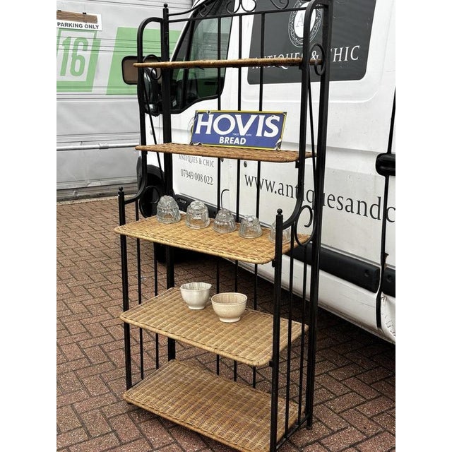 Cast Iron Bakers Rack. Folds flat for easier transportation All strong, sturdy and very useable. Sizes 182 cms high, 80...