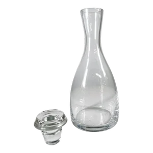 1970s Wine Decanter Carafe Modern Art Glass