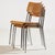 Stackable Horgen Glarus chair on tubular metal frame with beech seat and backrest from the 1960s. with some surface...