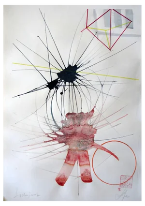 Maris Abilevs, Flight, 2020, Mixed Media on Paper
