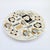 Ceramic Calendar Plate Piero Fornasetti Milano, marked on the back 13th Calendar Plate 1980 White ceramic with gold and...