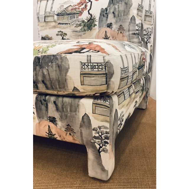 2020s Hooker Asian Modern Custom Margot Slipper Chairs Pair For Sale - Image 5 of 7