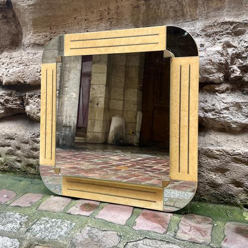 Vintage Italian Gold Mirror, 1960s For Sale - Image 4 of 5