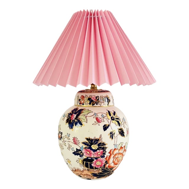 Antique Masons Mandarin Lamp For Sale
