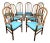 C. 1970s Schou Andersen Danish Teak Highback Dining Chairs - Set/8 For Sale