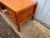 Brown Mid Century Modern Danish Teak Desk. For Sale - Image 8 of 8