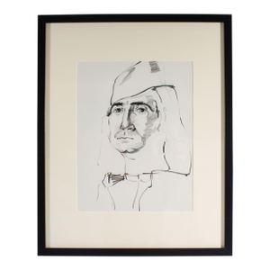 Charcoal Portrait Drawing of a Man by James L. Bruch