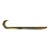 Vintage Minimalist Solid Brass Long-Handled Shoehorn For Sale