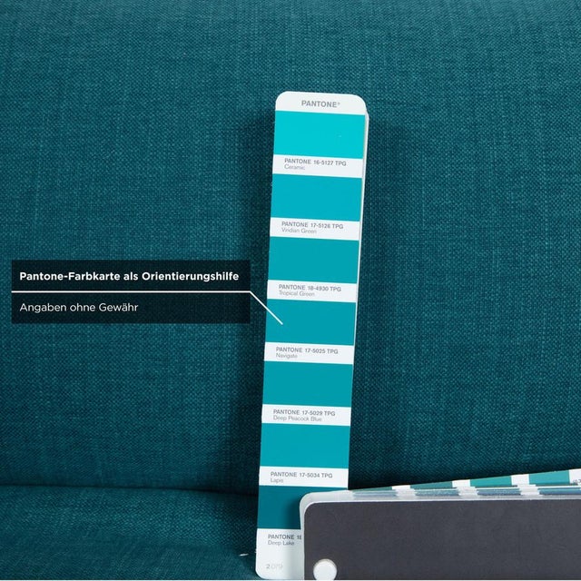 Textile Turquoise Blue Fabric Multy Three-Seater Sofa with Manual Sleeper Function from Ligne Roset For Sale - Image 7 of 11