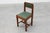 Brown Belgian Modernist Art Deco Oak Side Chair with Green Upholstery, 1920s For Sale - Image 8 of 13