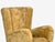 Paolo Buffa Attrib., Beige Shearling, Wood, Lounge Chairs, Italy, 1950s For Sale In New York - Image 6 of 14