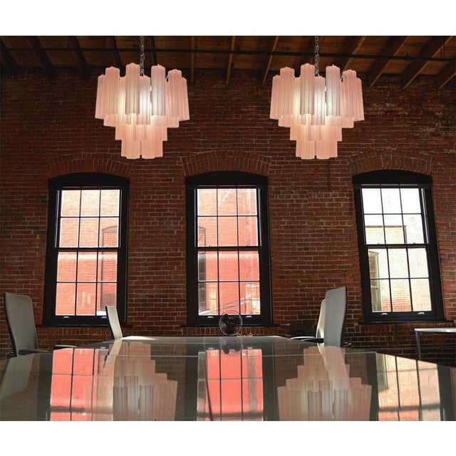 Industrial Murano Glass Tronchi Chandelier, 1980 For Sale - Image 3 of 15
