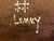 Wood A Signed Mid-Century Glistening Abstract Painting of the Cosmos, by Lemmy For Sale - Image 7 of 7