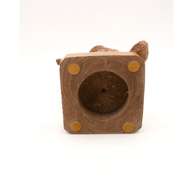 Vintage German Hand Carved Man W. Ladder Figure For Sale - Image 12 of 12