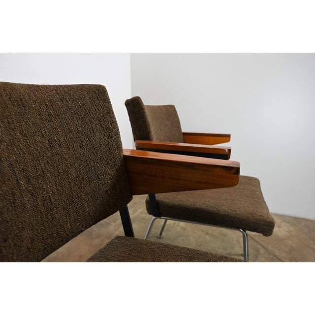 L11 Armchairs attributed to A.R. Cordemeyer for Gispen, 1950s, Set of 4 For Sale - Image 9 of 12