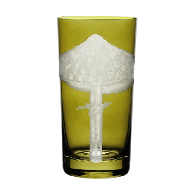 Not Yet Made - Made To Order ARTEL Mushrooms Collection Highball in Olive - Set of 6 For Sale - Image 5 of 8