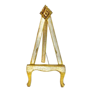Vintage Italian Florentine Gilt Wood Easel Picture Stand