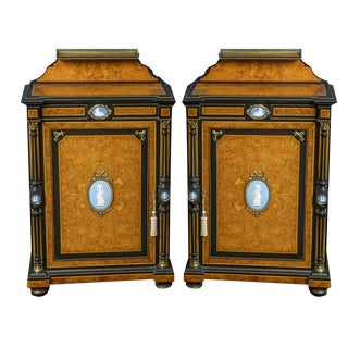 Victorian Cabinets, Set of 2 For Sale