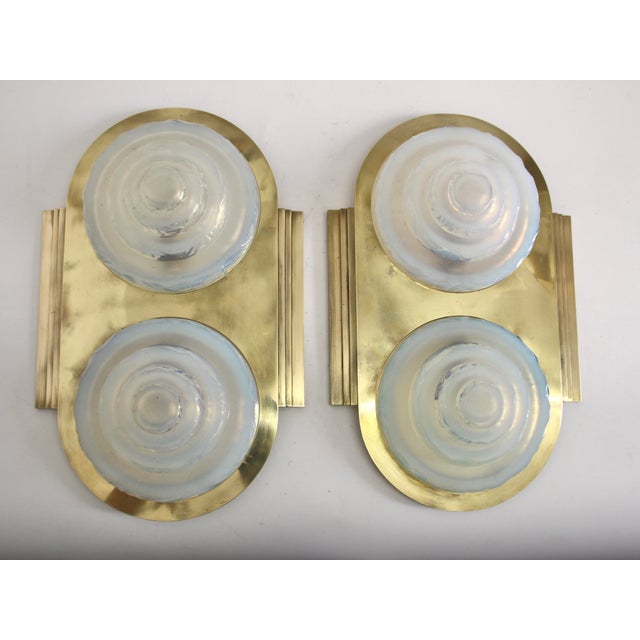 Wall Lights attributed to Atelier Petitot, 1930s, Set of 2 For Sale - Image 13 of 13