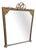 Large Antique 19th Century English Gilt Overmantle Mirror For Sale