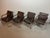 Mid-Century Sled Dining Chairs in Leather by Rudolf Glatzel for Walter Knoll, Germany, 1960s, Set of 4 For Sale - Image 10 of 13