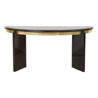 Half Moon Vintage Entry Table For Sale