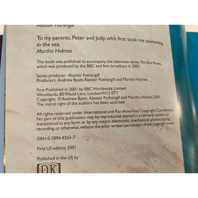 Metal The Blue Planet a Natural History of the Oceans Hardcover Book For Sale - Image 7 of 13