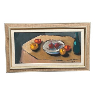 Kurt Rosander, Still Life, 1960s, Oil on Canvas For Sale