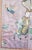 19th Century Chinese Fine Silk Embroidered Panel With Figures on Purple Ground For Sale - Image 11 of 16