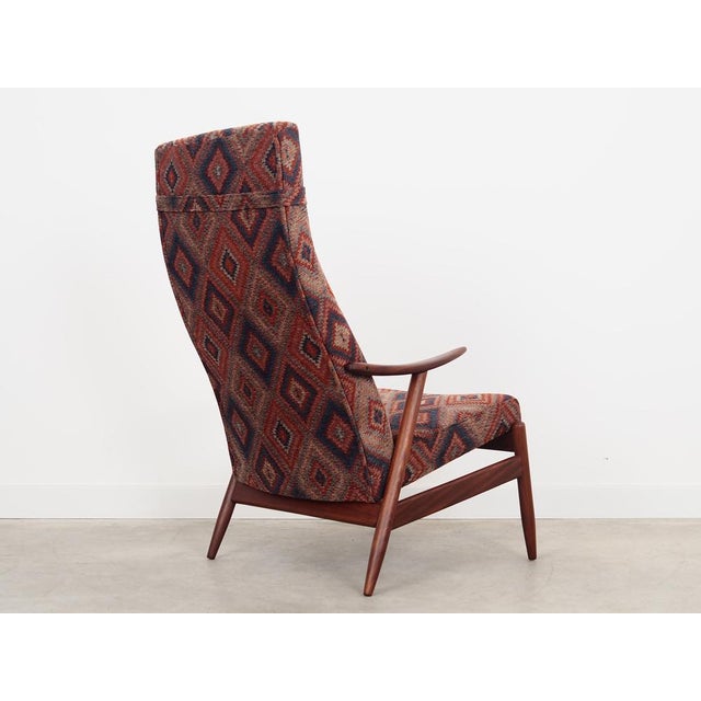 Wood Danish Teak Armchair, 1970s For Sale - Image 7 of 15