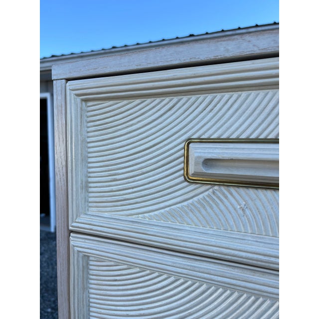 Vintage Henry Link Pencil Reed Lingerie Chest For Sale In New York - Image 6 of 11