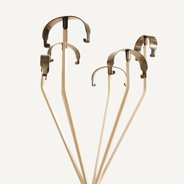 Erato Coat Hanger in Enamelled Metal by Studio BBPR for Artemide, 1960s For Sale - Image 4 of 16