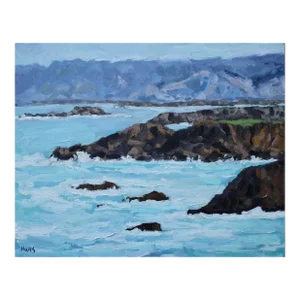 Modern Impressionist Coastal Views — Oil Painting