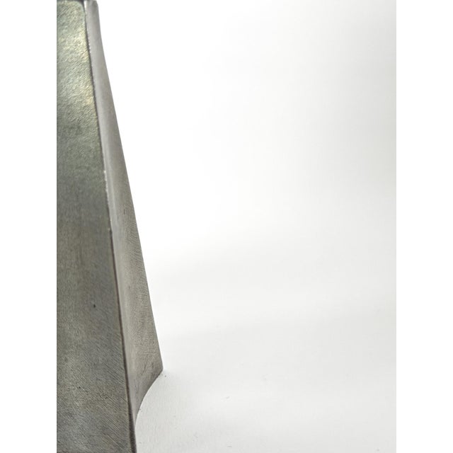 1940s Swedish Grace Tin Candlesticks from Cicelören in Nyköping, 1940, Set of 2 For Sale - Image 5 of 7