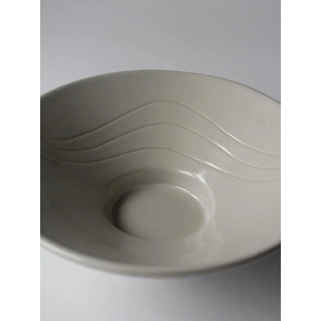 Mid-Century Modern Ceramic Decorative Bowl by Ingegärd Burmeister, 1960 For Sale - Image 4 of 7