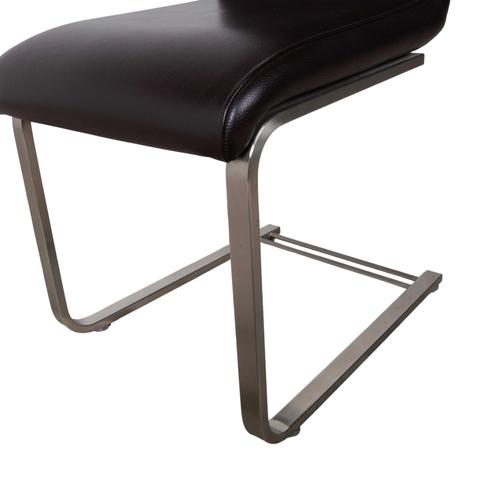 Brown Leather Chairs from Venjakob, Set of 4 For Sale - Image 6 of 18